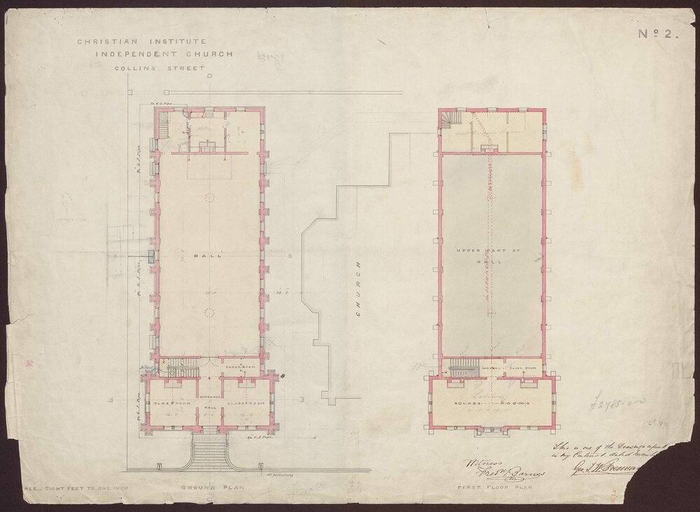 Christian Institute Independent Church, Collins St