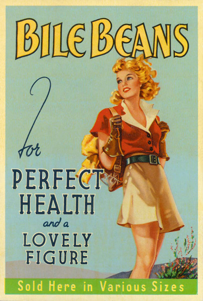 Bile Beans advertisement used by Crofts Stores.