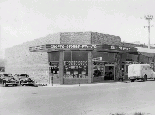 Crofts Stores self-service grocery store in Ashburton, Victoria.