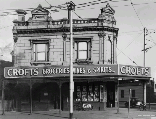 Crofts Stores self-service grocery store in South Melbourne, Victoria.
