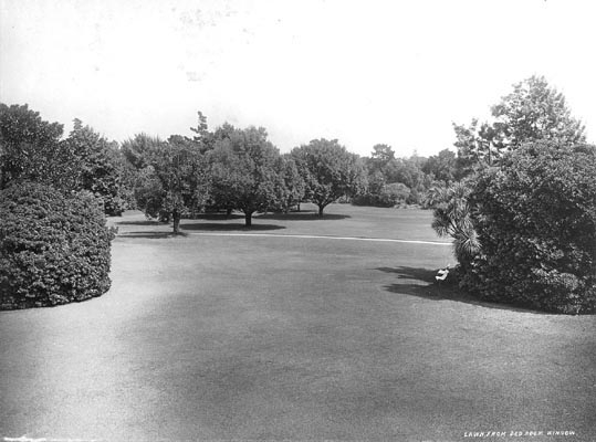 Lawn From Bed Room Window, Rippon Lea