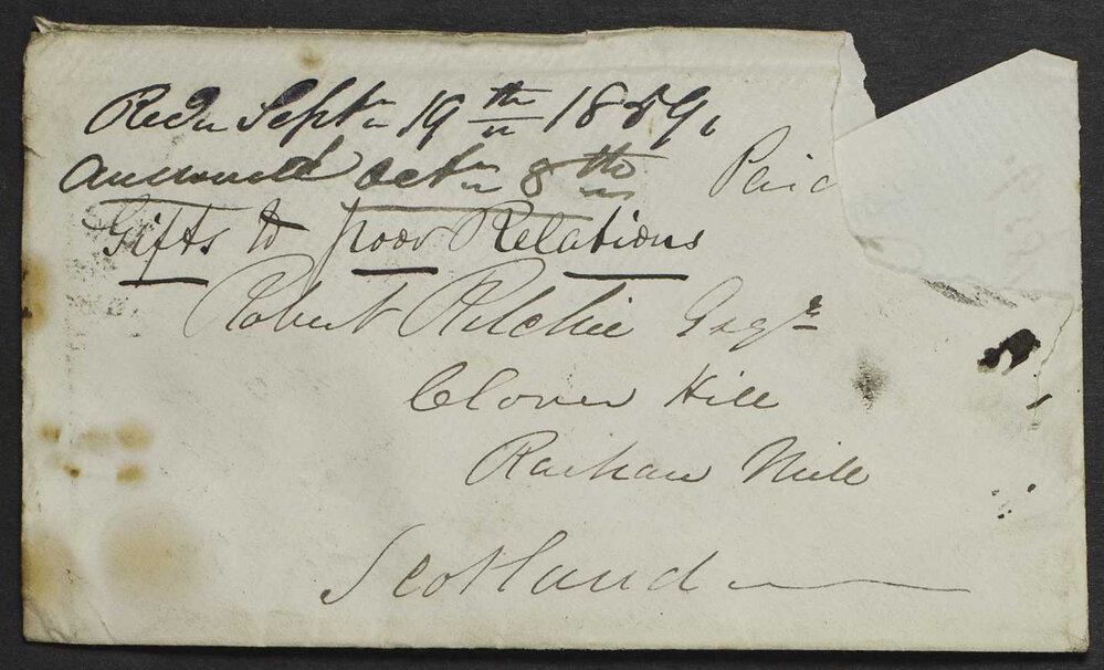 [Daniel Ritchie to Robert Ritchie in Cloverhill Scotland, 10 July 1859]