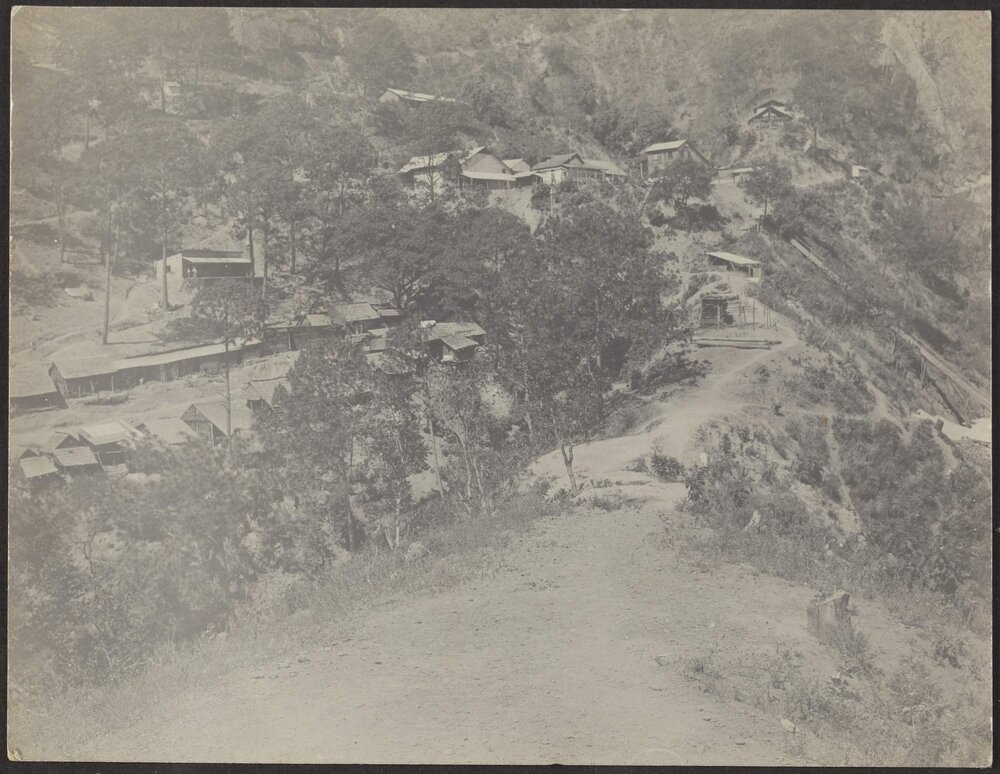 View of Tominil buildings