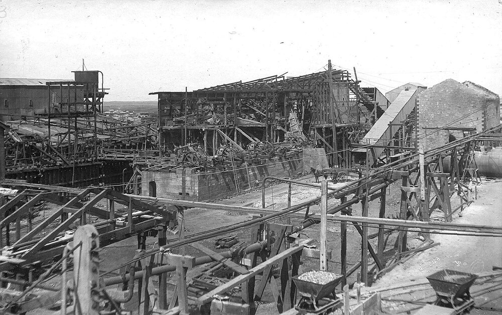 Clearing up operations.