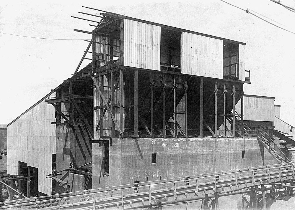 New Mill under construction.