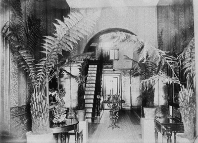 Interior of house.