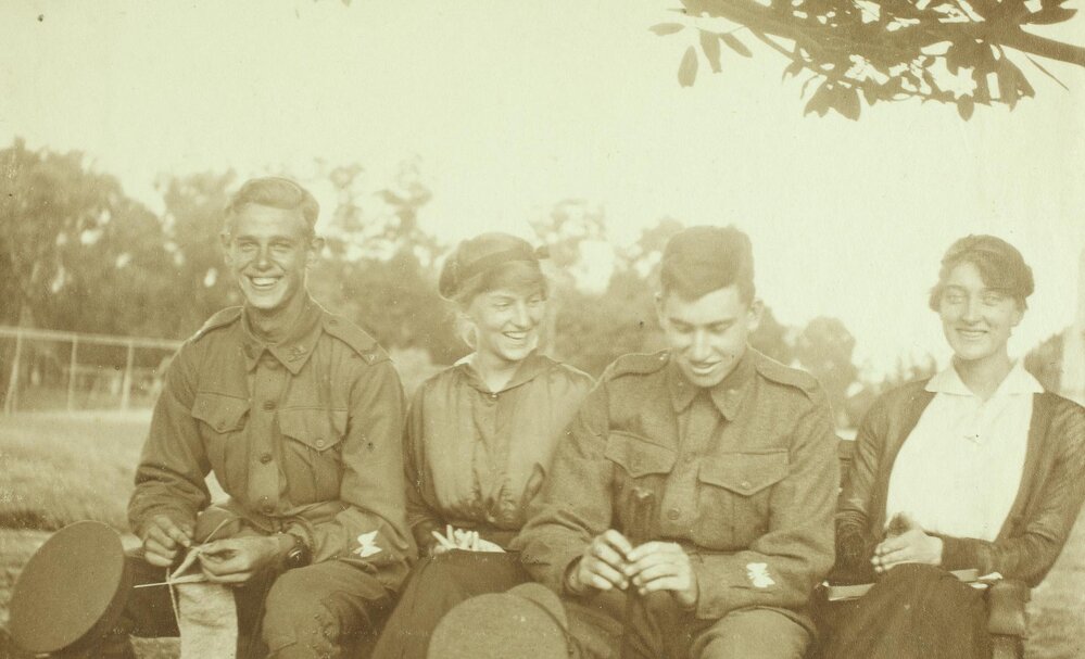 Friends of Doris McKellar at the University of Melbourne, circa 1917.