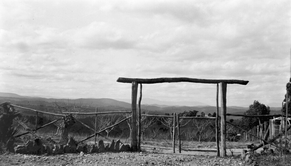 Timber gate and fencing in rural settings