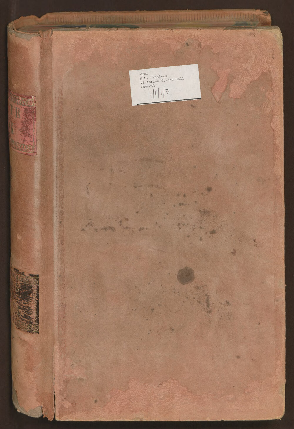 Minute book Trades Hall Council 1903-05