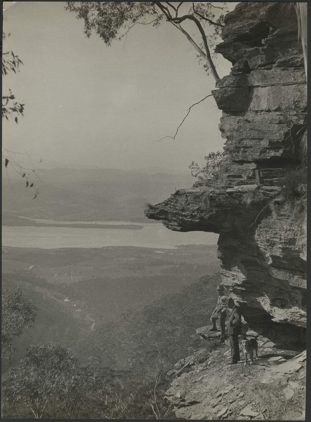 View from Mount Fawkner, near Hobart