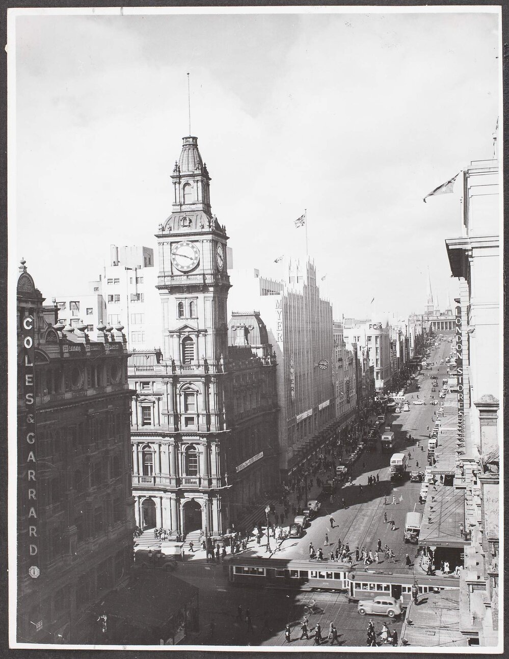 Intersection of Bourke and Elizabeth Streets, Melbourne, VIC