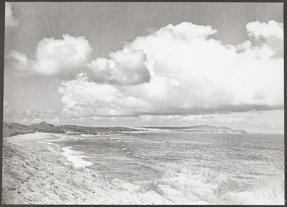 South eastern coast of Phillip Island with Cape Woolamai in the distance.