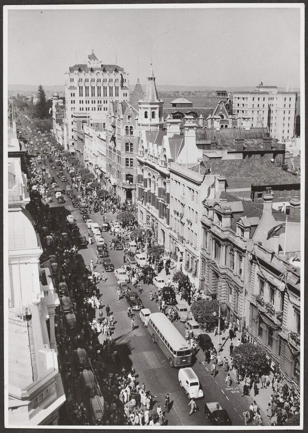 Looking cast down St Georges Terrace