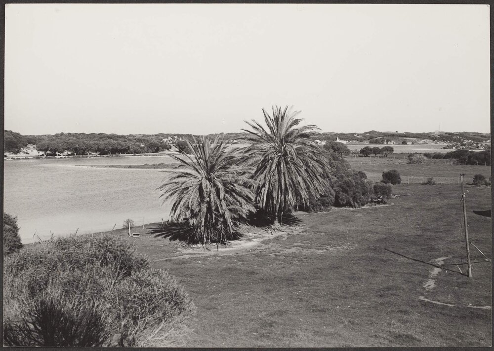 View over salt lakes, Rottnest Island