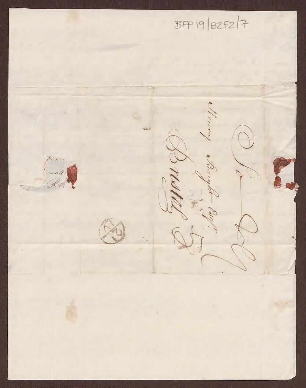 Letter to Henry Bright, Bristol, from William Bright, Malemba
