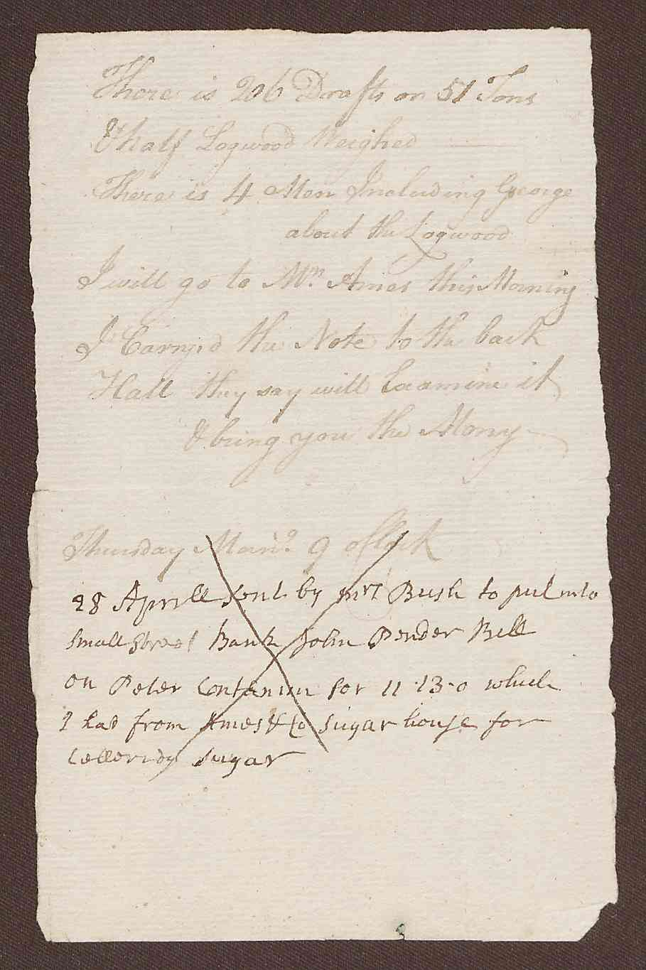 List of business to be carried out on a particular day