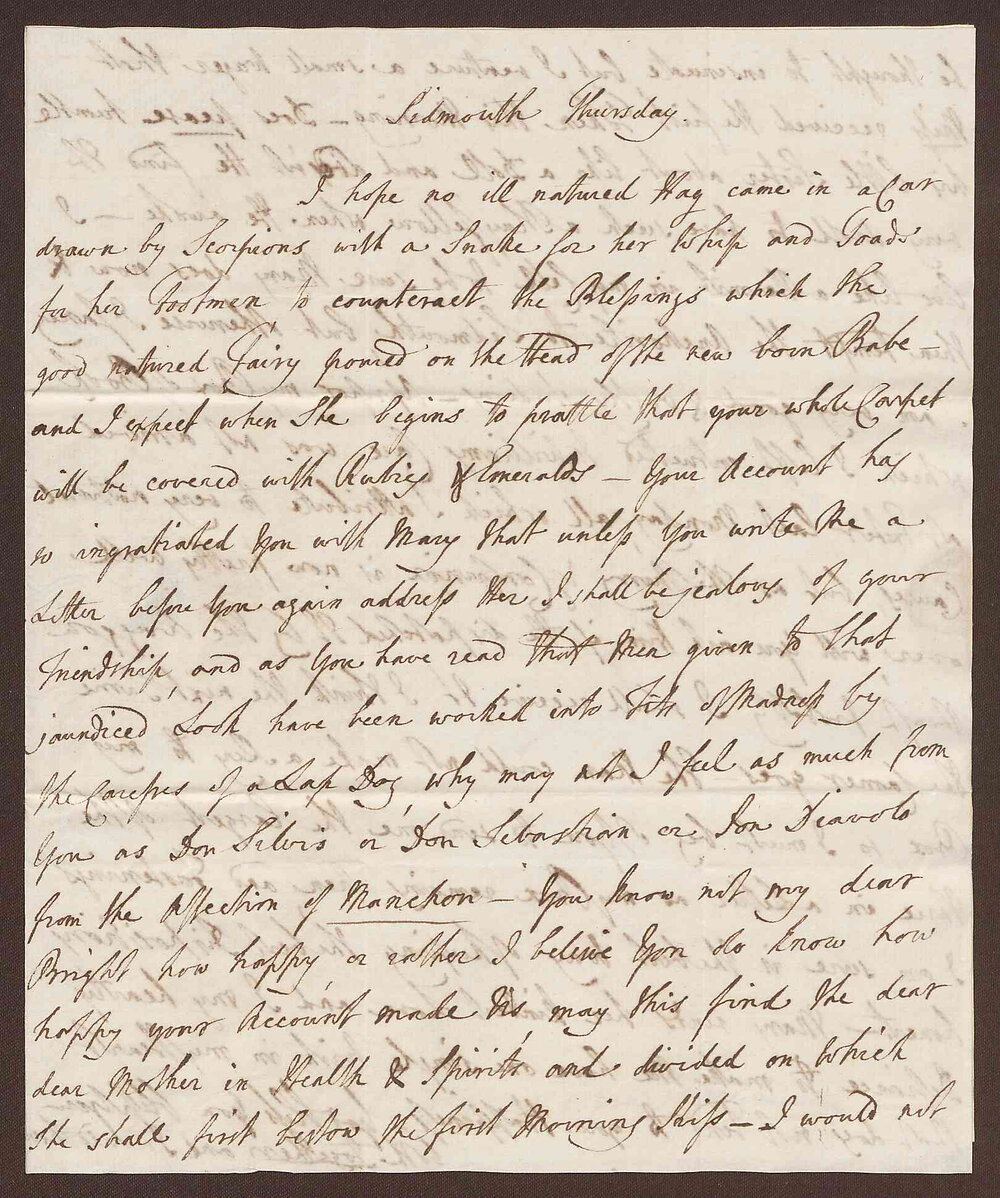 Letter to Richard Bright from Francis Randolph