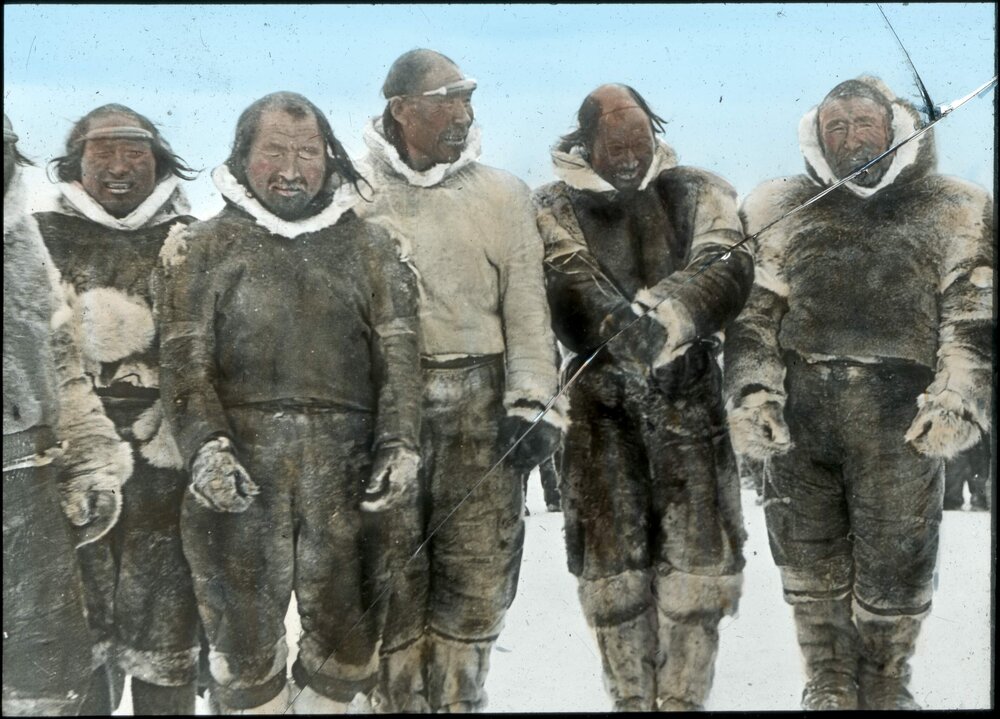 A group of Inuit men
