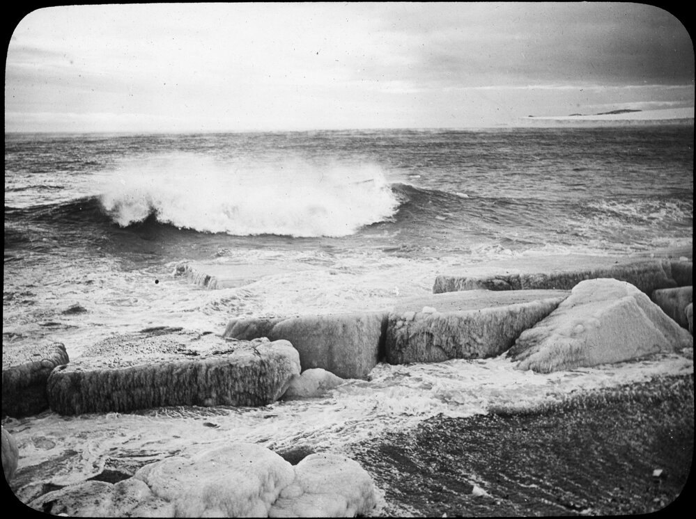 Wave at West Beach, February 28th 1911