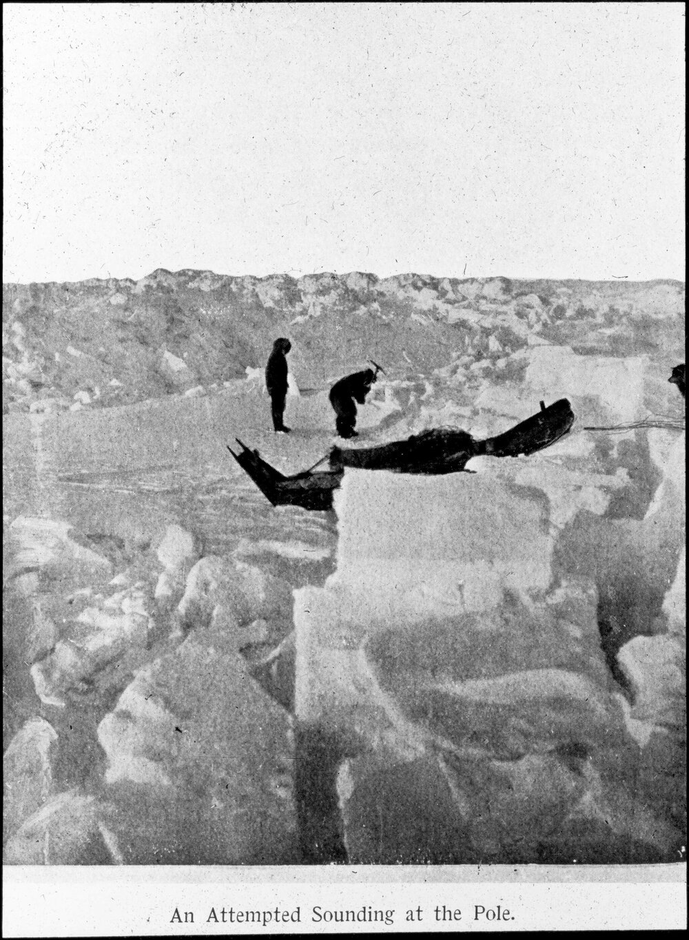 An attempted sounding at the Pole