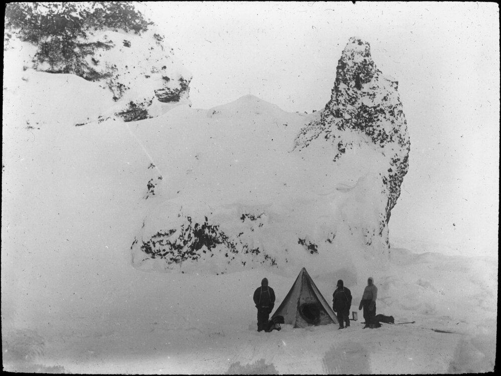 Curiously shaped rocky outcrop