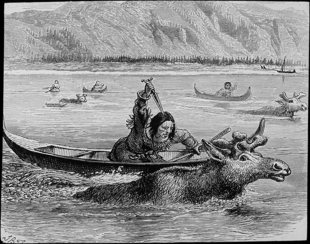Moose hunting on the Yukon