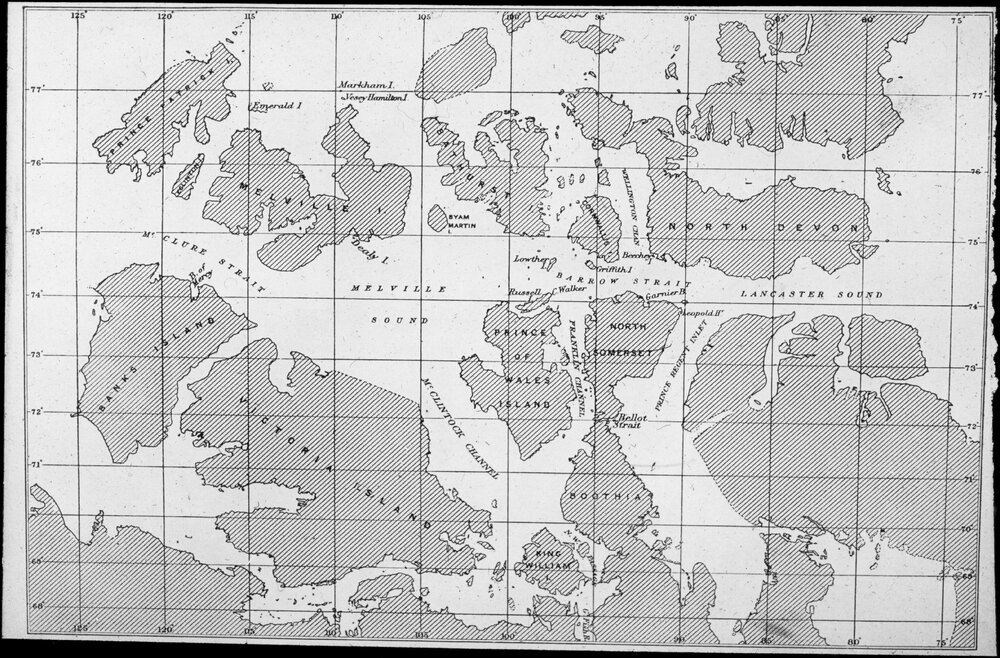 Map of the Parry Archipelago