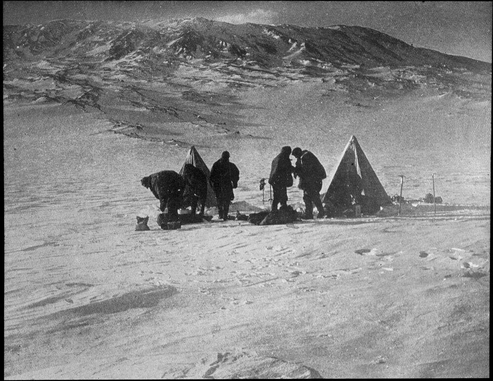 Camp on Mount Eerebus