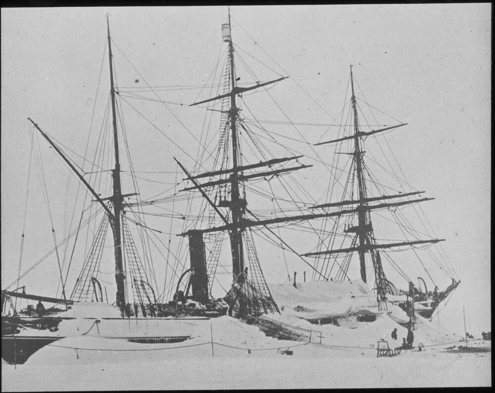 The Discovery in winter