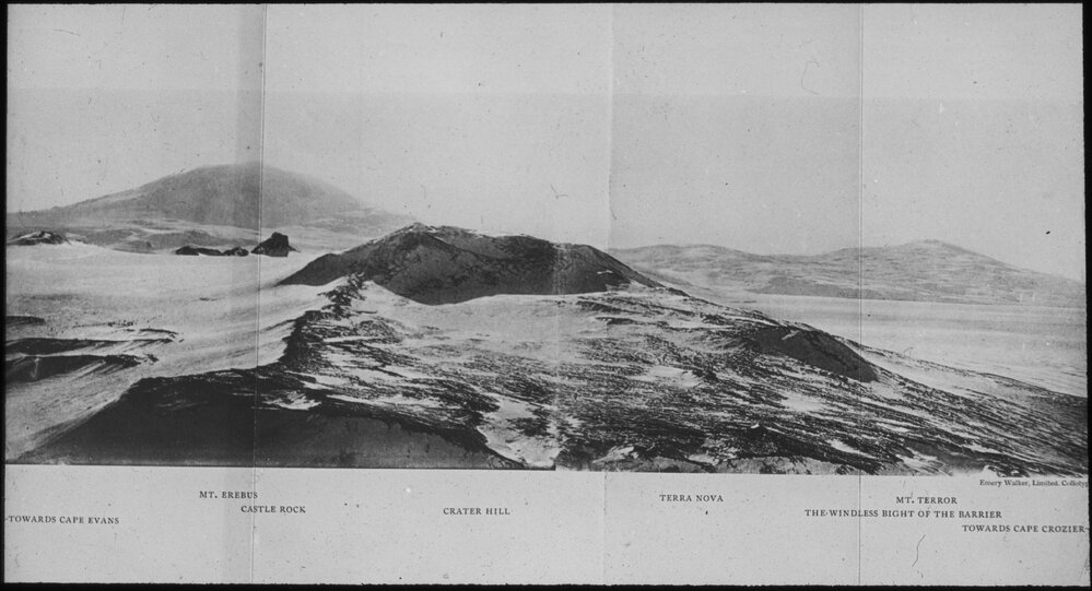 Panoramic view of Ross Island