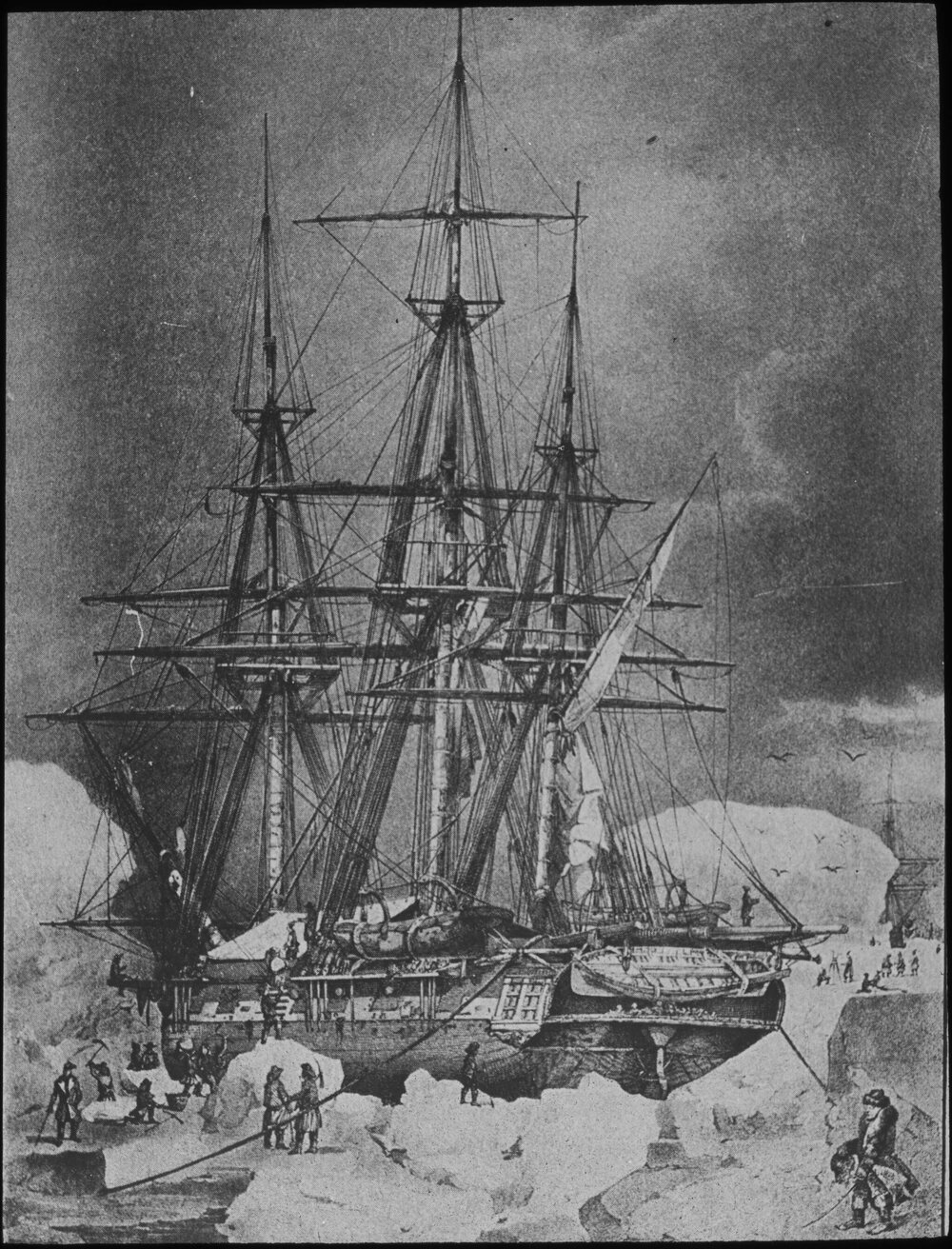 Astrolabe and Zelee in the ice