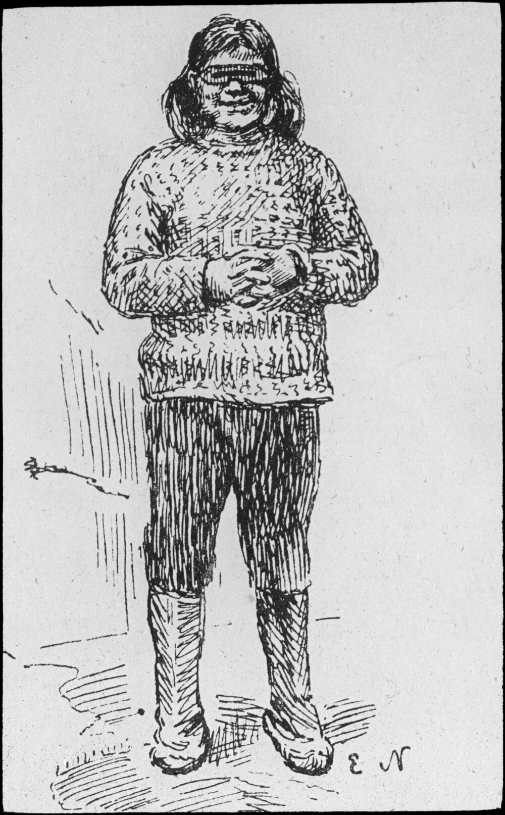 Coming out of the tent