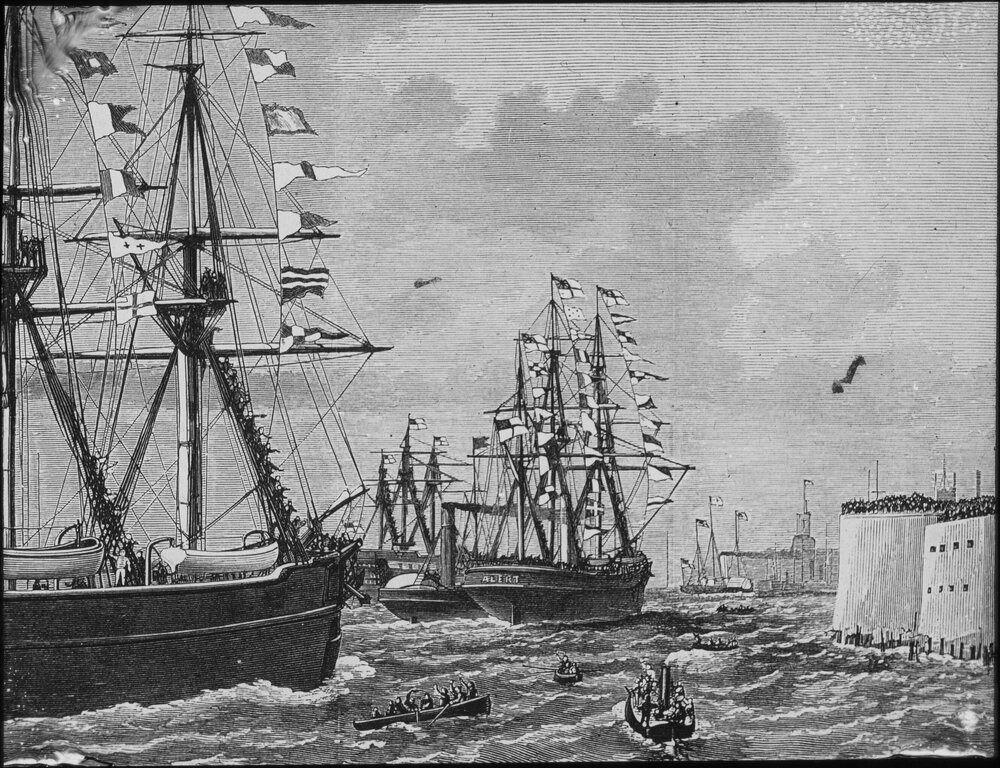 Return of the ships to Portsmouth