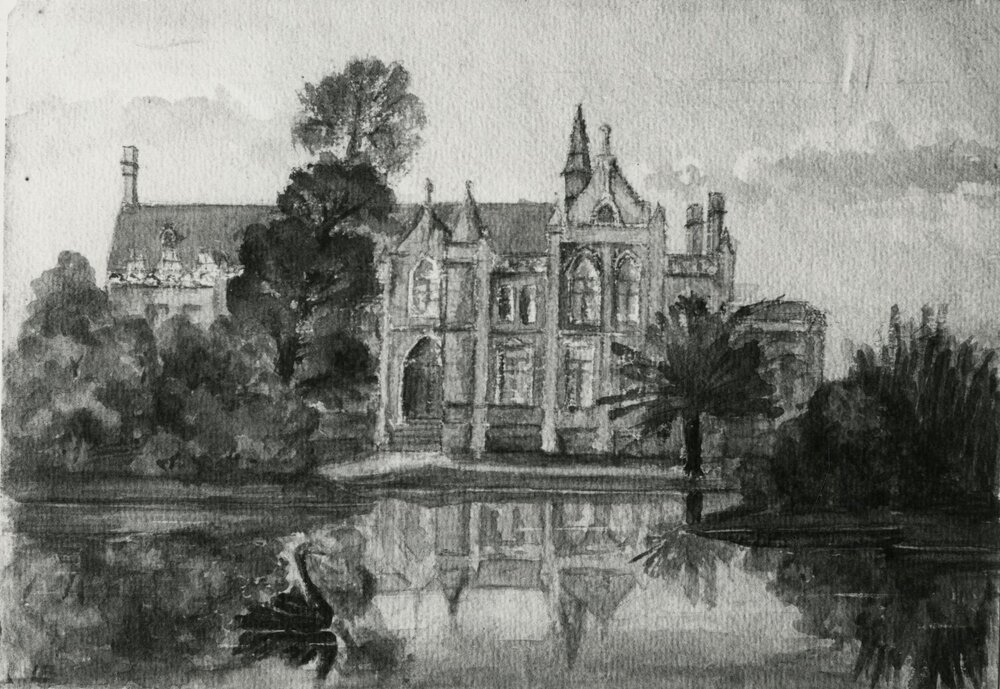 Old Zoology building, University of Melbourne, 1916.