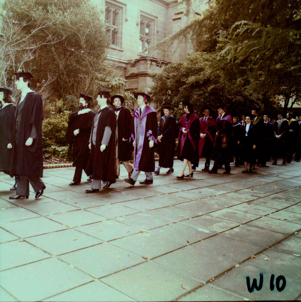 Installation of the Chancellor, University of Melbourne, 1980.
