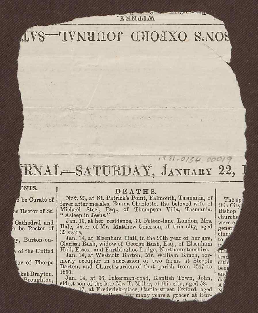 Various family history documents