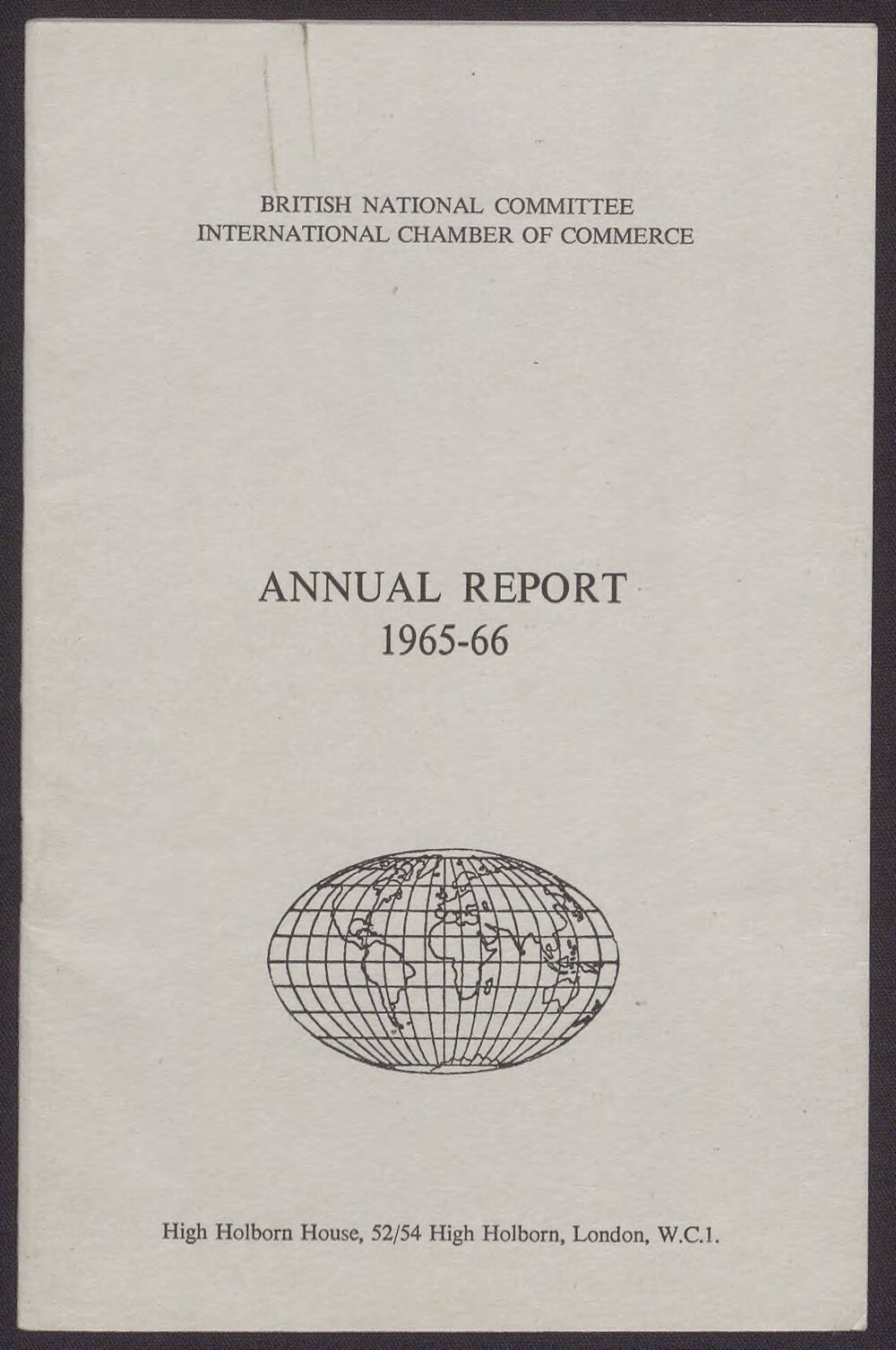 British National Committee of the International Chamber of Commerce, 1966