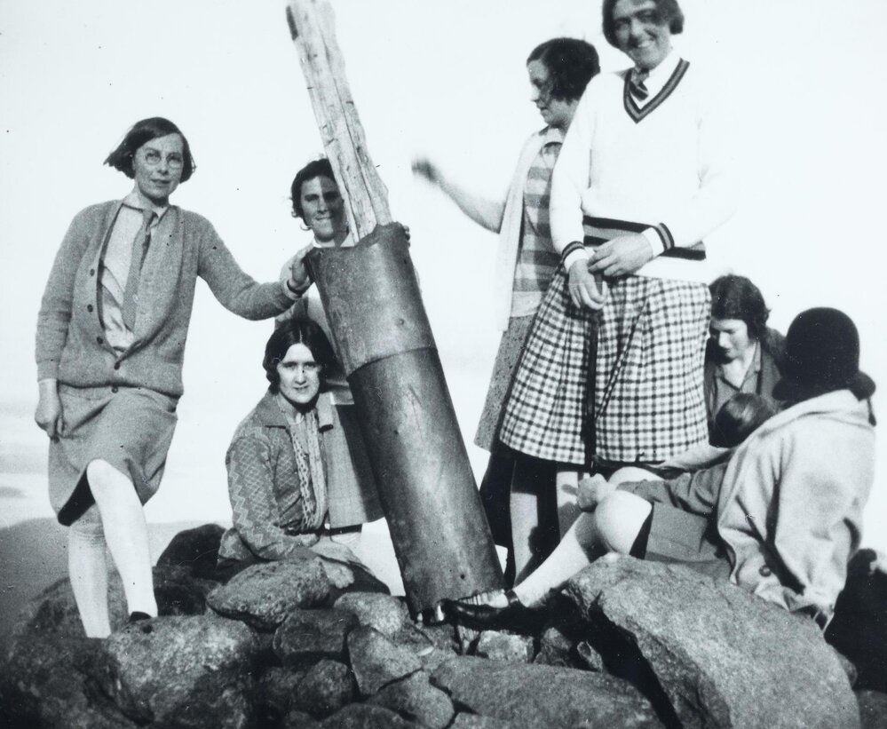 Melbourne University Intervarsity Hockey Team, Mt. Wellington, August 1929.