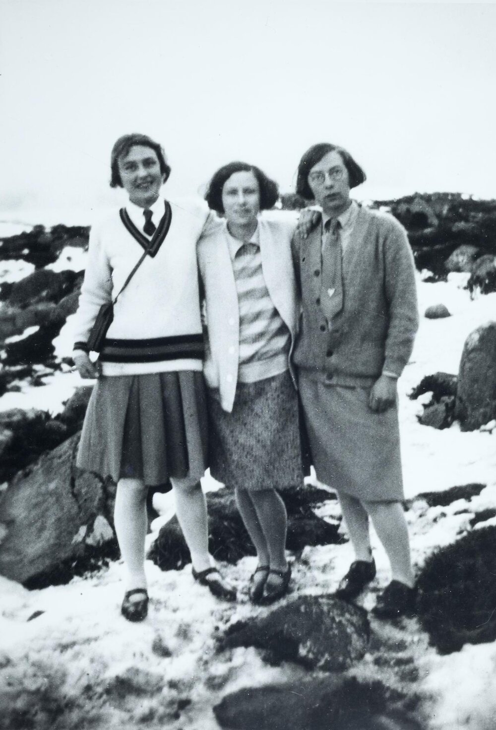 Melbourne University Intervarsity Hockey Team, Mt. Wellington, August 1929.