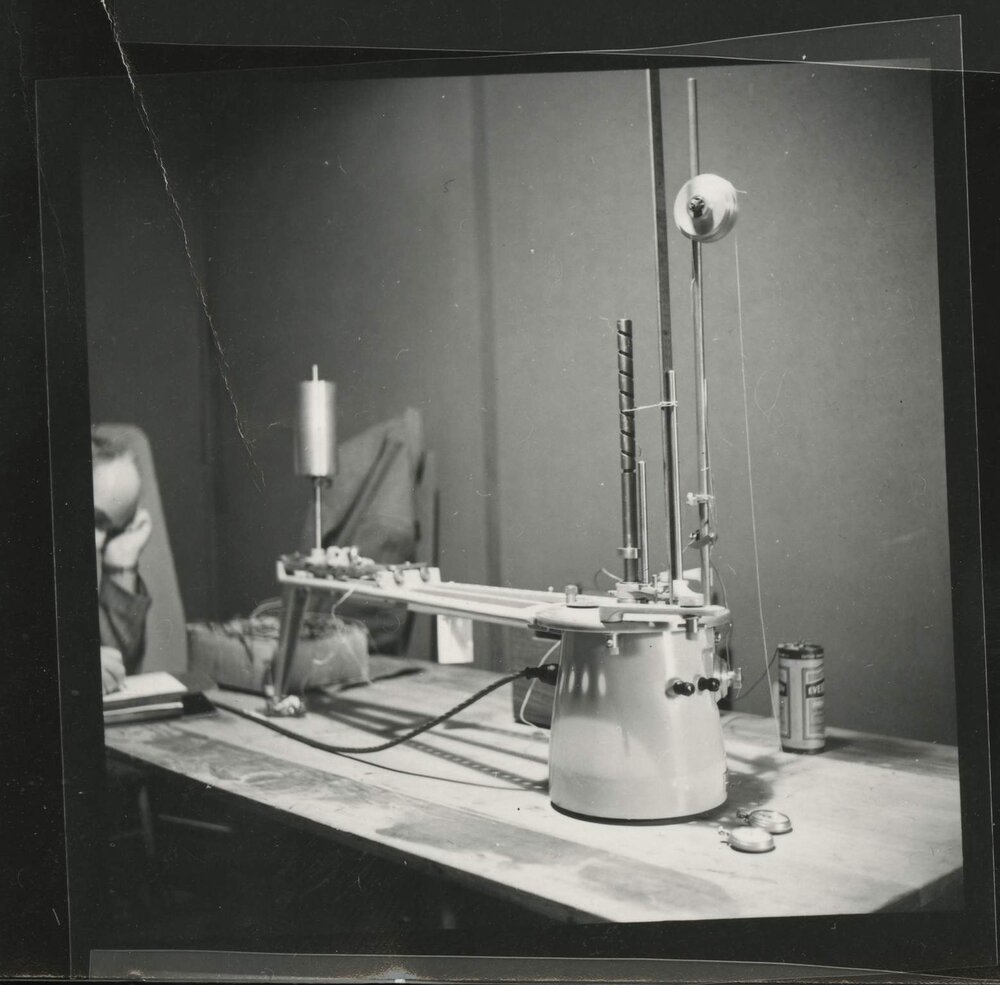 Laboratory equipment, University of Melbourne Department of Psychology, 'Tin Hut', Tin Alley