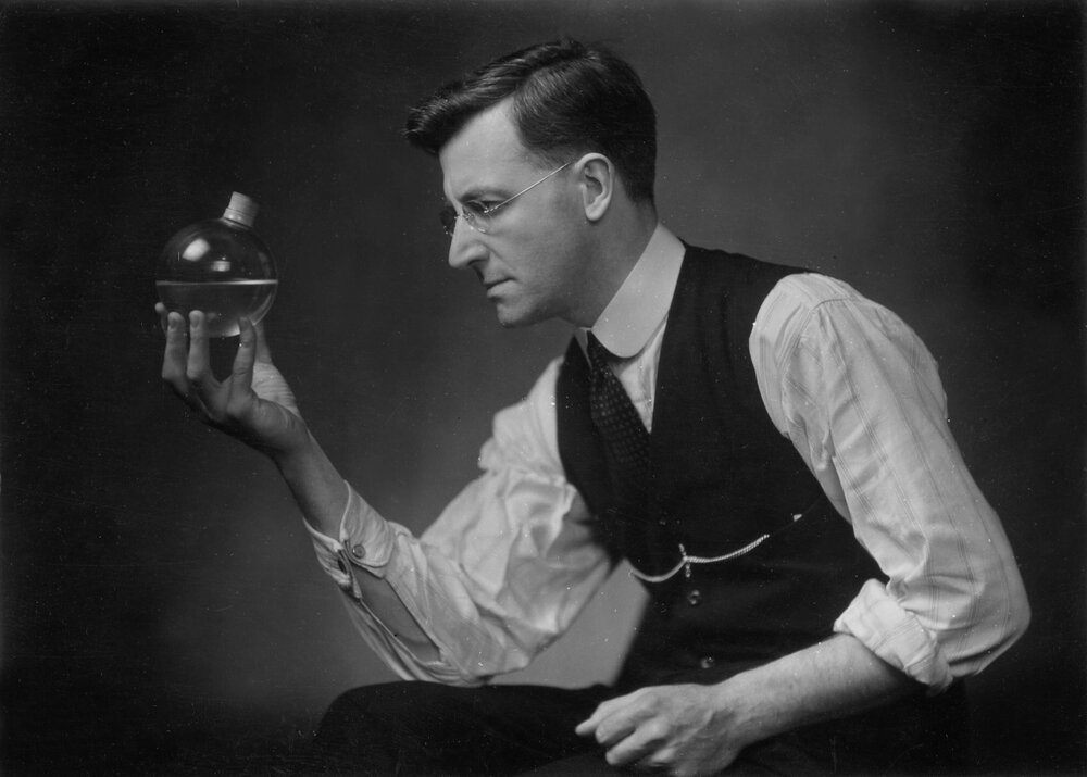 Portrait of  Professor Ernst Hartung, Professor of Chemistry, University of Melbourne.