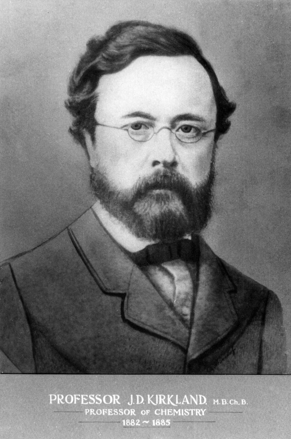 Portrait of  Professor John D. Kirkland, Professor of Chemistry, University of Melbourne.