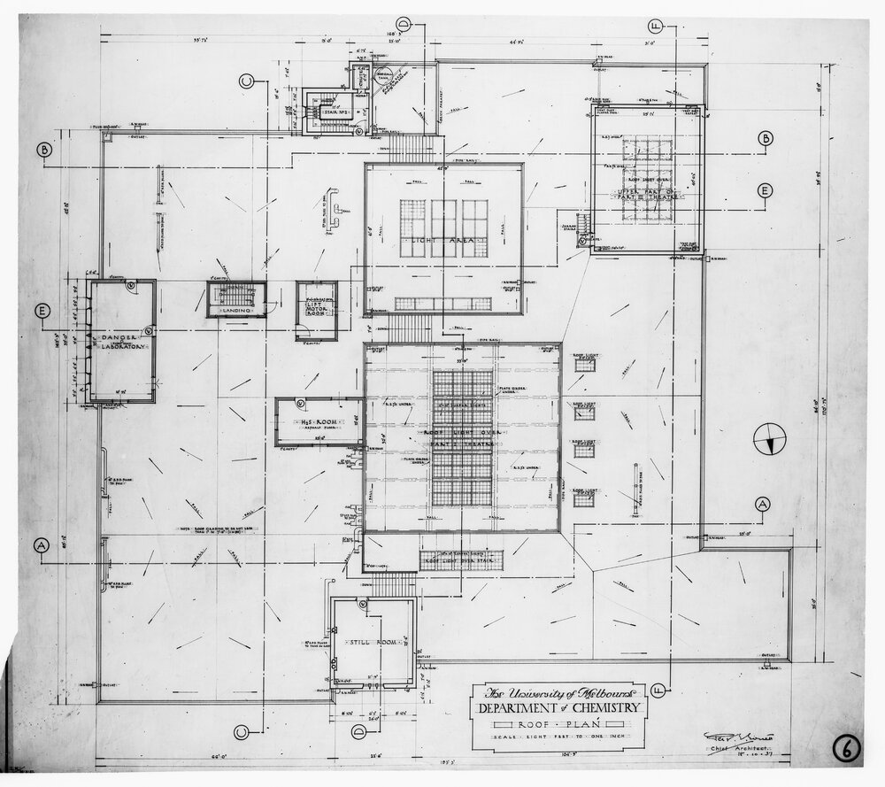 University.  Plans of New Chemistry School.