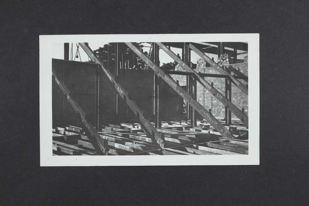 Chemistry (or Old Commerce?) building under construction, University of Melbourne, circa 1938-1940.