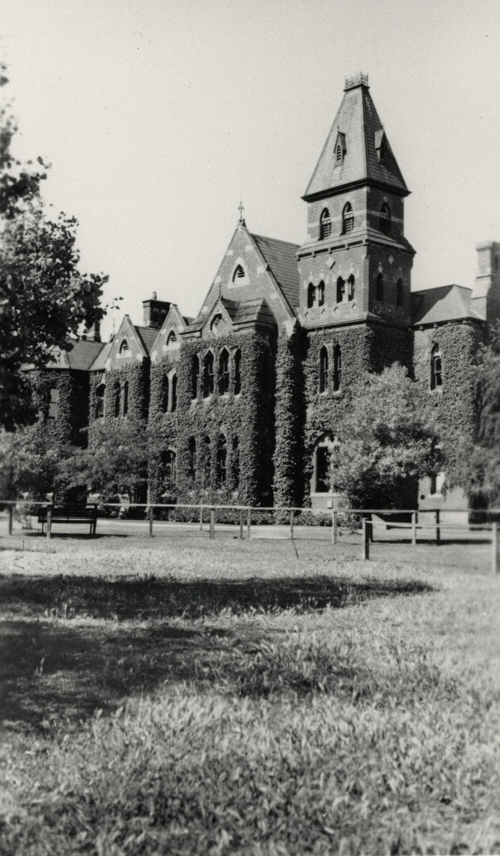Bishop's building at Trinity College, University of Melbourne, 1952