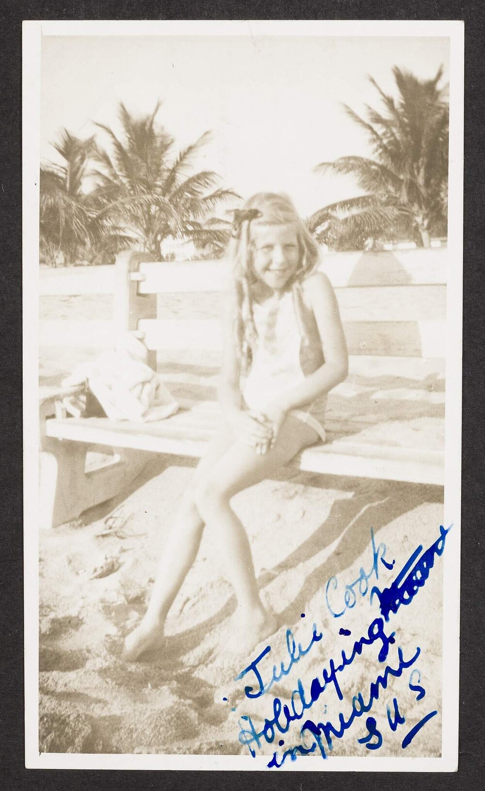 Julie Cook holidaying in Miami