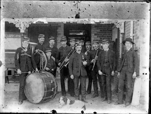 The Benalla Band &lsquo;in the early days&rsquo;.