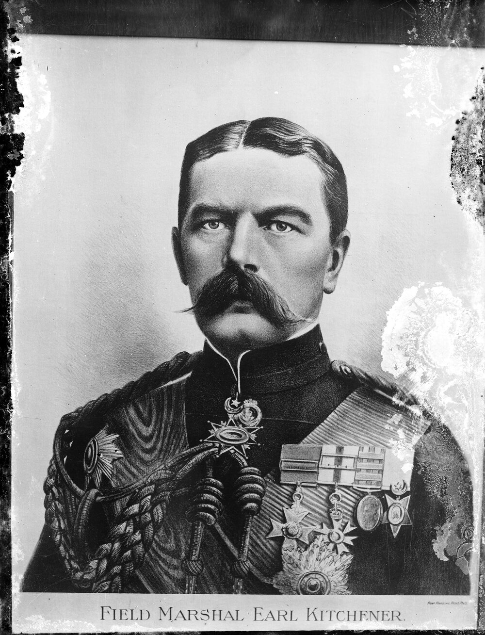 Portrait of Field Marshal Horatio Kitchener.
