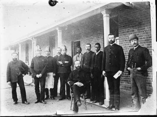 Police staff at Benalla