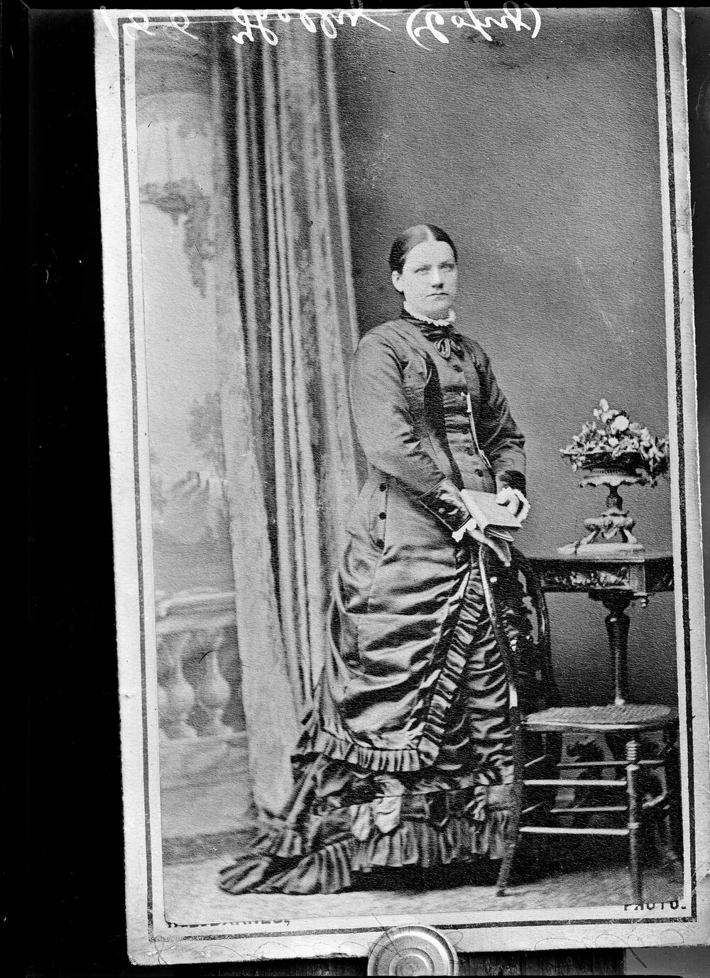 Studio portrait of an unidentified woman.